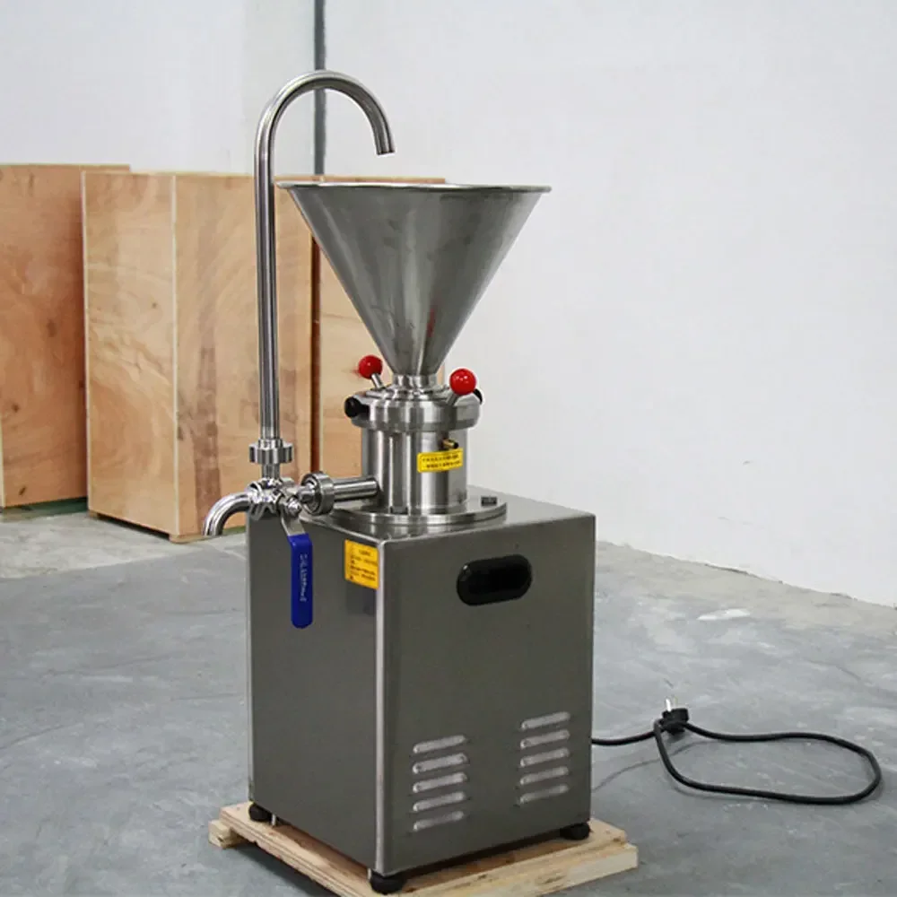 

JMC60 коммерческая машина для производства арахисового кунжутного масла 220 В/110 В, коллоидная мельница для шоколадных бобов, машина для производства вареньевой пасты, 1500 Вт