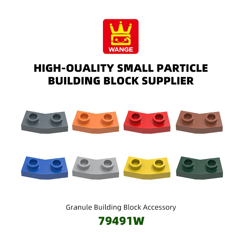 

WANGE 273 шт./лот 79491 Вт 22,5 ° Угол поворота, короткие 2-луновые Moc, цветная пряжка, аксессуары, совместимые кирпичи, сделай сам, детское игрушечное здание