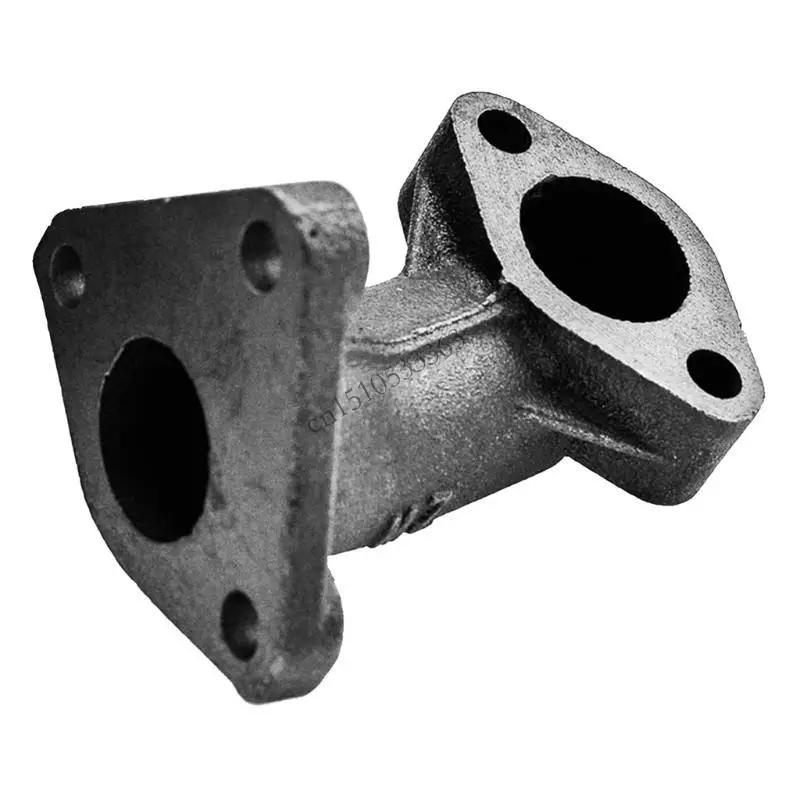 

090E Parts Camp Replacement Accessories Muffler Assembly Compatible for GX240 GX270 8HP 9HP Engine Motor with Exhaust Pipe