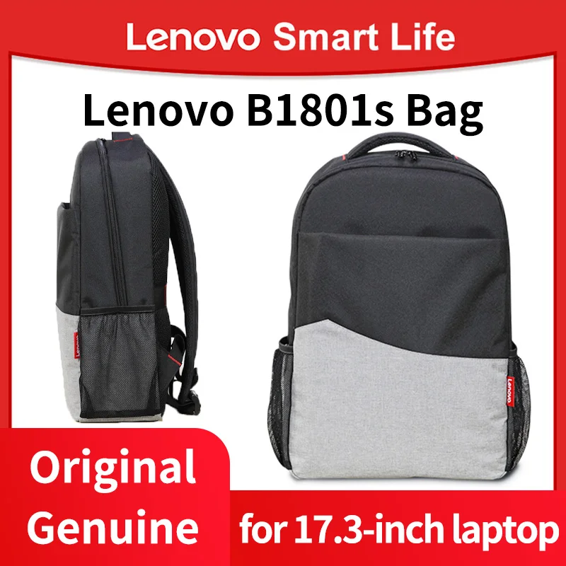 Imagem -01 - Lenovo-mochila Multifunções B1801s Bolsa Interior Bolsa de Viagem Impermeável Respirável e Confortável Laptop de 173