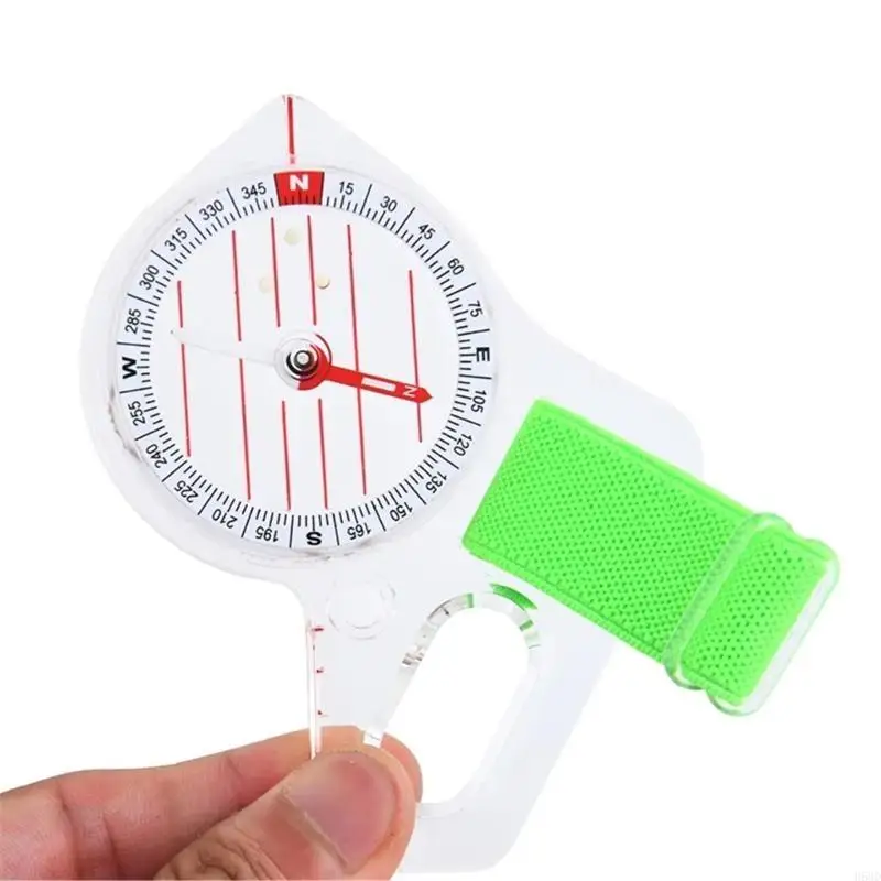 Baseplate Map Compasses with Scale Ruler Accurate Orienteering Thumb Compasses for Backpacking Camp Survival Navigation 