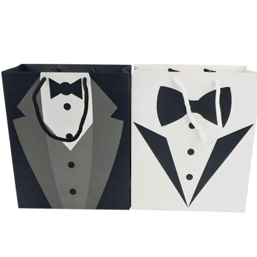 

10 Pcs Practical Paper Handbag Chic Gift Bag Treat Bag Souvenir Bags Wrapping Paper Tote Boxes Party Favor Anniversaire