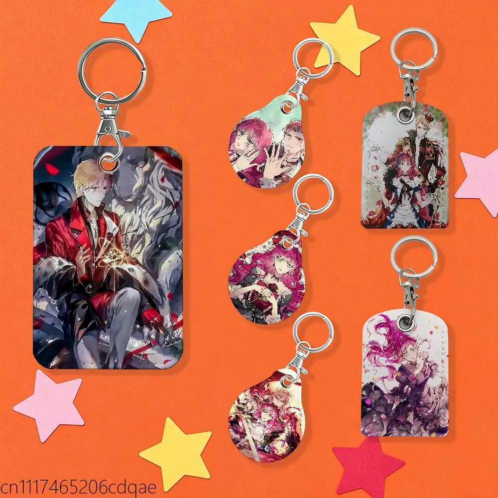 FOR Villains Are Destined to Die Penelope Rectangular Keychain Bus House Access Card Protective Cover PU Leather ID Best Sellers