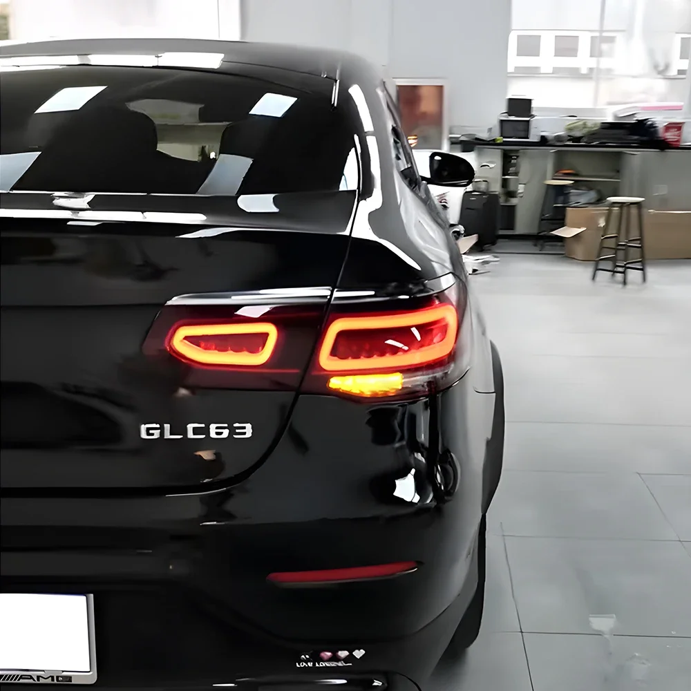 For Benz 2015-2019 GLC Coupe W253 GLE Coupe W292 LED Auto Taillight Assembly Upgrade Newest Design Back  Accessories Lamps
