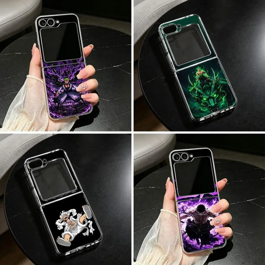 Case for Samsung Galaxy Z Flip 7 ZFlip7 FE Z Flip 6 5 4 3 ZFlip3 ZFlip4 ZFlip6 ZFlip5 Transparent Soft Phone Cover One Piece