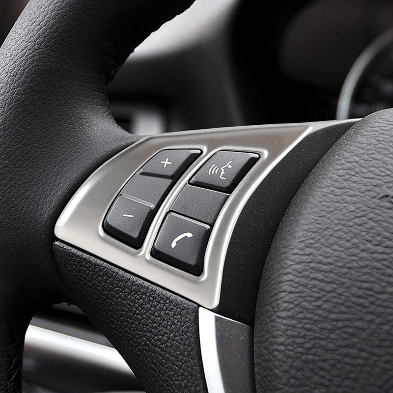 

Для BMW X5 X6 E70 E71 хромированные кнопки на руль, накладка, Стайлинг автомобиля, украшение интерьера, наклейка с блестками, автоаксессуары