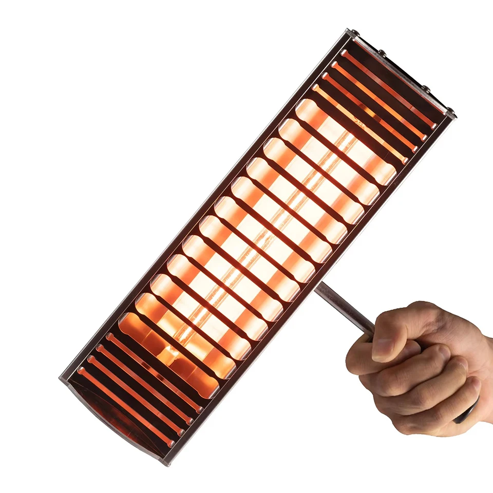 1000W Handheld IR Heat Lamp for Car Window Tint Film Testing,Portable Heat Gun for Paint Drying, Varnish Curing,Car Repair KD-01