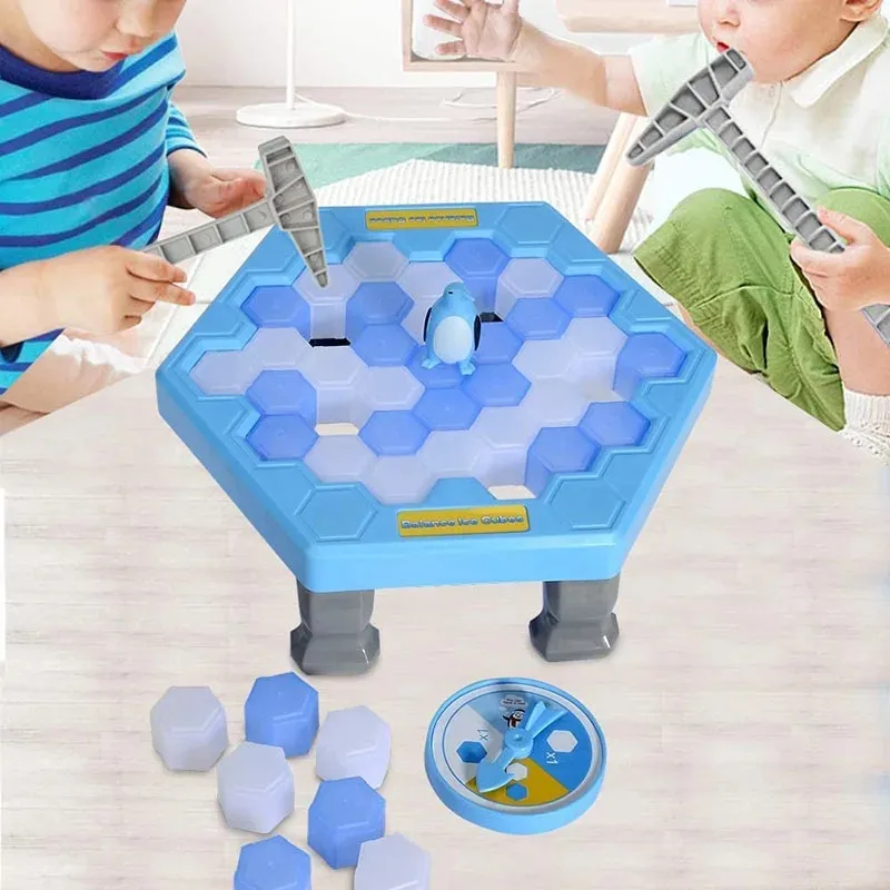 Parent-child Interactive Games Save Penguin Ice Block Breaker Trap Toys Funny Puzzle Party Gift Table Games for The Whole Family