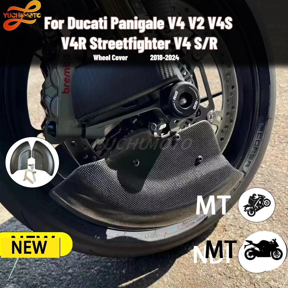 Carbonfaser-Radabdeckungs-Kit Bremsscheiben-Zierleisten-Zubehör passend für Ducati Panigale Streetfighter V4 V2 V4S V4R 2018-2025 3K