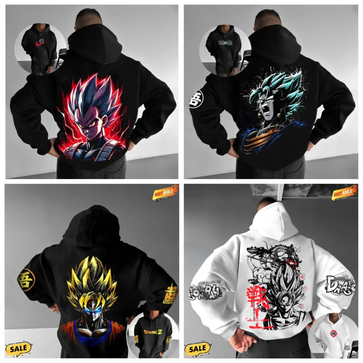 

Осень-зима 2025: хит продаж, новая анимационная толстовка с капюшоном и 3D принтом Dragon Ball, уличная повседневная толстовка с капюшоном