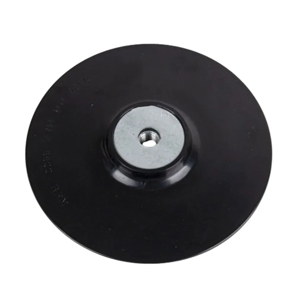 4Inch 100mm Sanding Disc Backing Pad With Thread Lock Nut Resin Fibre Disc Rubber Backup Pad For Angle Grinder