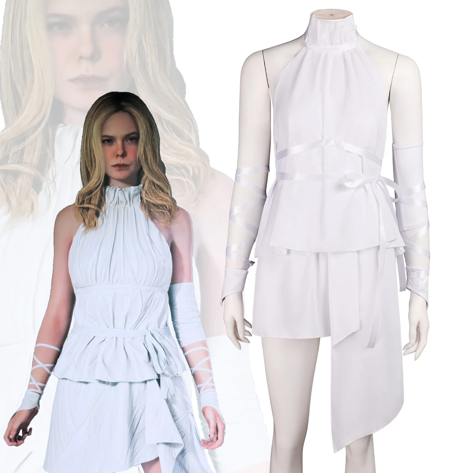 

DEATH STRANDING‌ Halter-neck Dress Cosplay Costumes Tomorrow‌ Game Character Halloween Performance Costume for Adult Women