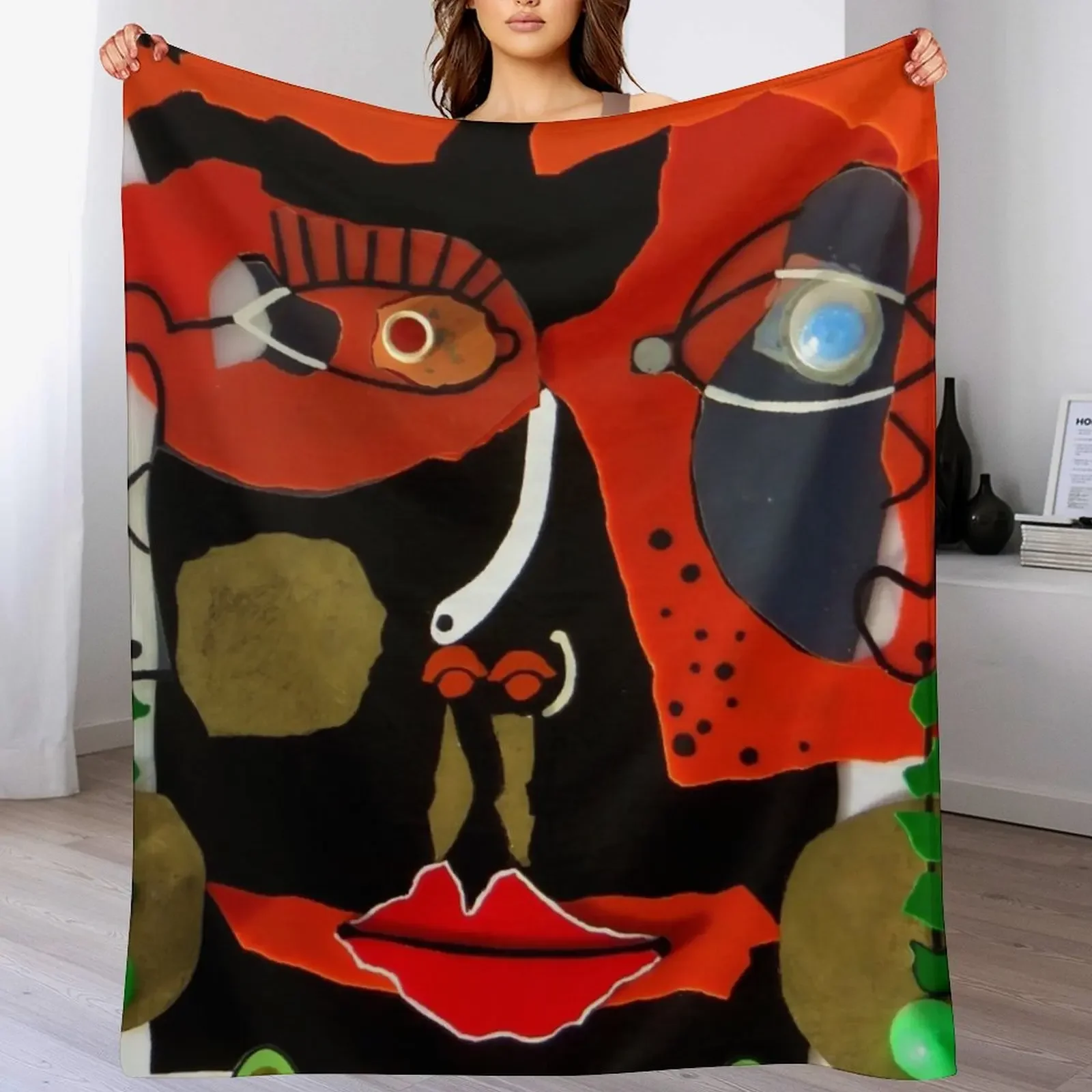 

New Cesar Manrique Artwork Throw Blanket Thins wednesday Soft Plush Plaid Sofa Blankets
