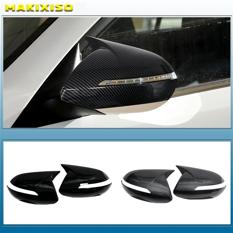 

Car side mirror cover wing cap Fit for Kia Sportage KX5 2011-2015 glossy black/carbon fiber look new wing style mirror cover