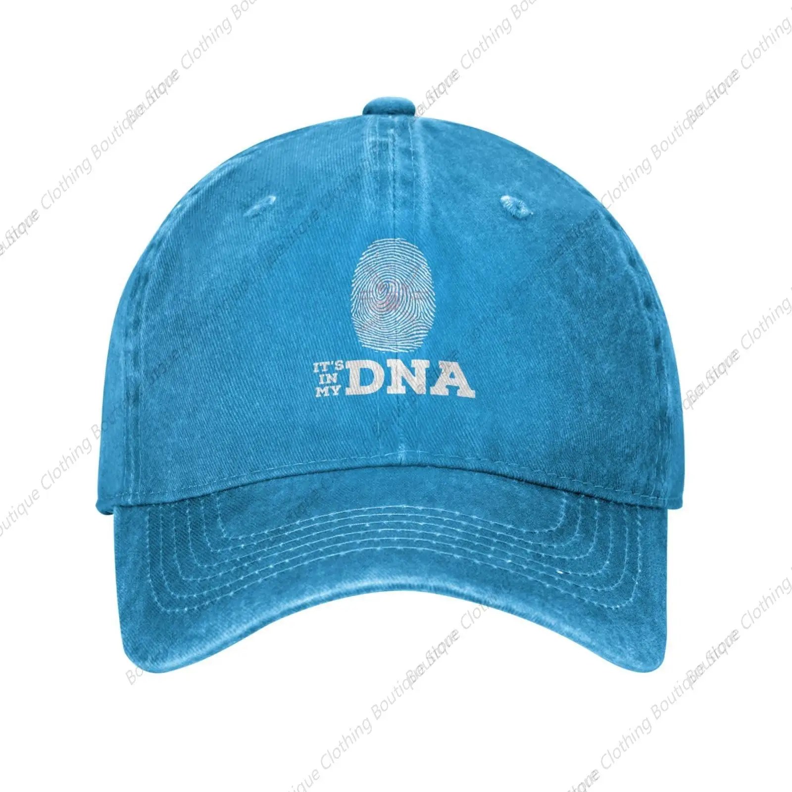 

National Emblem of Oman It's in My DNA Baseball Cap for Men Women Vintage Trucker Hat Golf Hats Dad Hat Blue