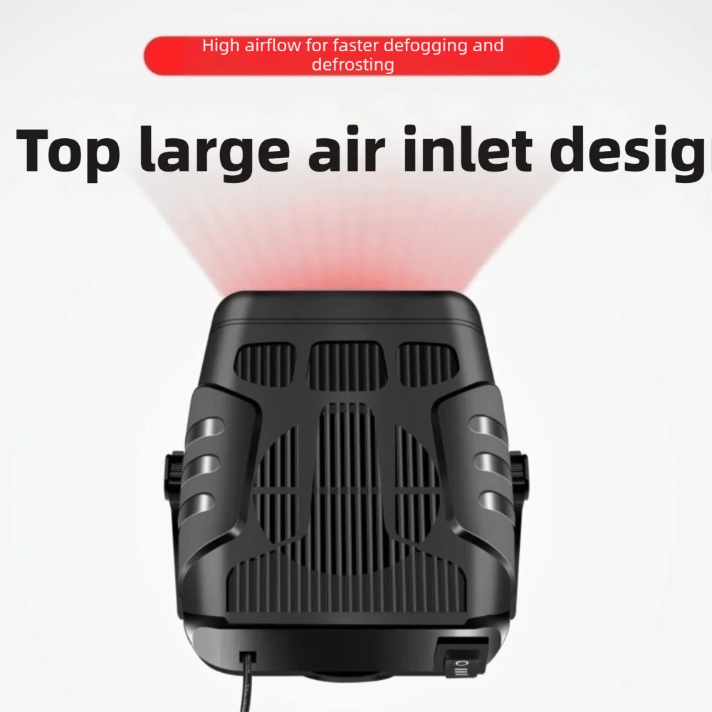 Universal 12/24V Car Heater Fast Heating Defogger Vehicle Interior Heater 360 Rotation Heater Fan Auto Accessories
