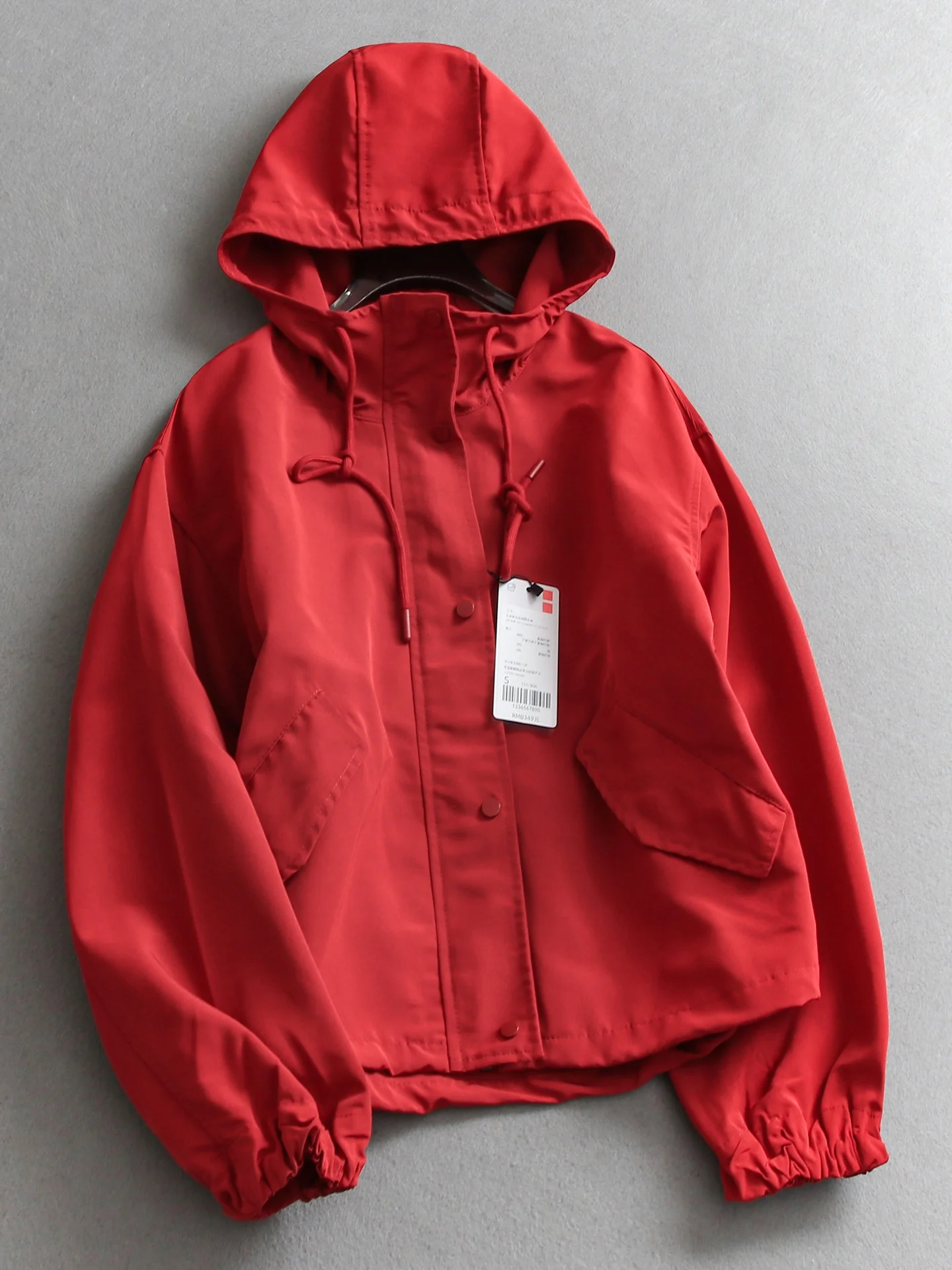 Waterproof Loose Long Sleeve Women's Jacket Outdoor Sports Hiking Coat Windproof Trousers Casual Style Standard Version