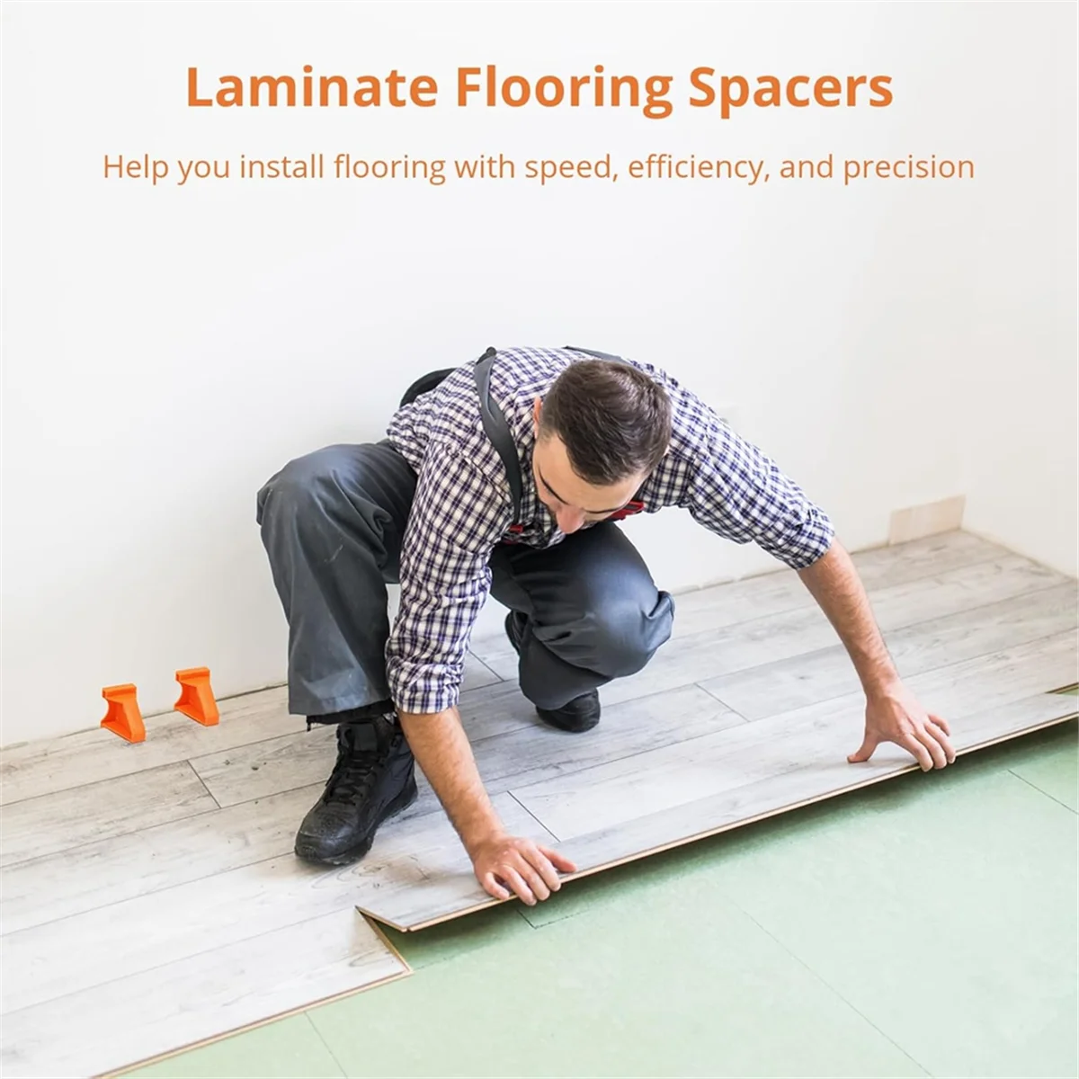 X59A_Flooring Spacers, ชุดเครื่องมือปูพื้นลามิเนต, เครื่องมือติดตั้งพื้นสําหรับไม้, ไม้เนื้อแข็ง, LVT, แผงพื้นย่อย