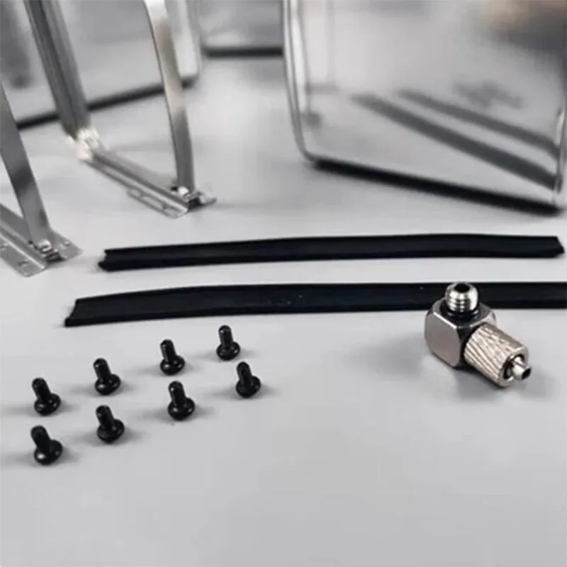 Rc 1/14 Trailer Simulation Hydraulic Oil Tank Fuel Tank Dump Truck For Tamiya Lesu Man Rc Tractor Truck Parts