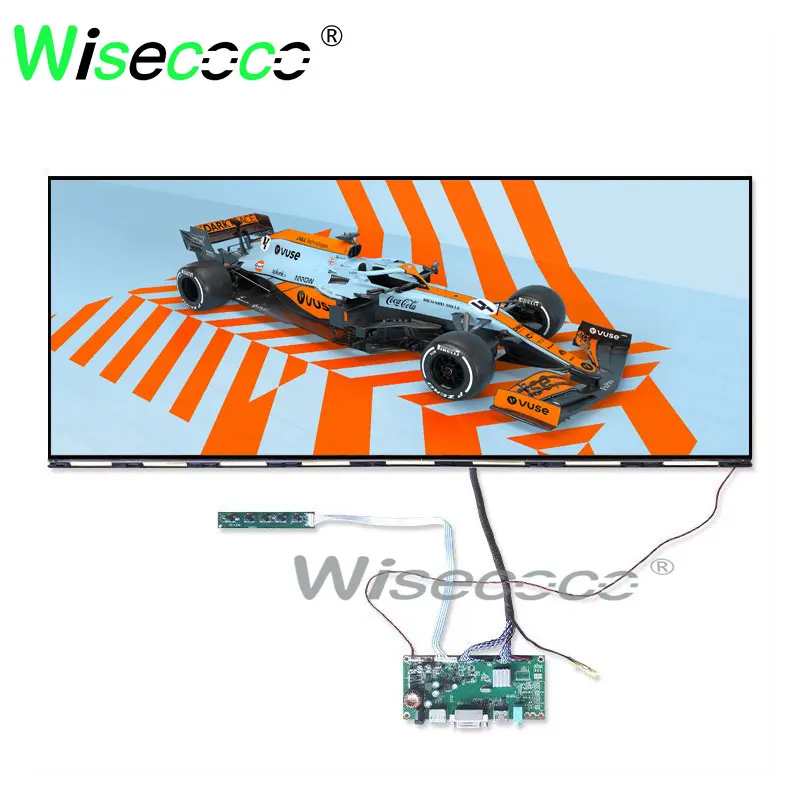 Wisecoco 25 Inch 2560X1080  IPS 21:9 Wide FHD TFT LCD Display LVDS Display DP Driver Board