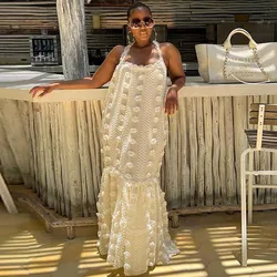 Elegant African Dresses For Women Dashiki Summer Autumn Maxi Dress Ladies Traditional African Clothing Fairy Long Dress