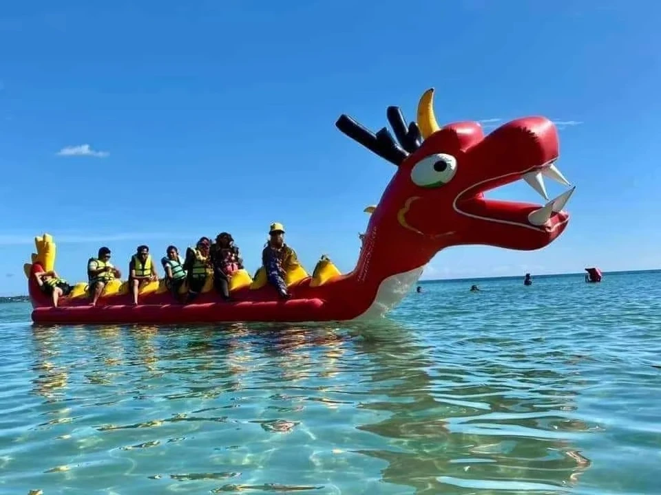 Inflatable Dragon Boat Water Game Inflatable Water Equipment Water Towing Sports for Sale