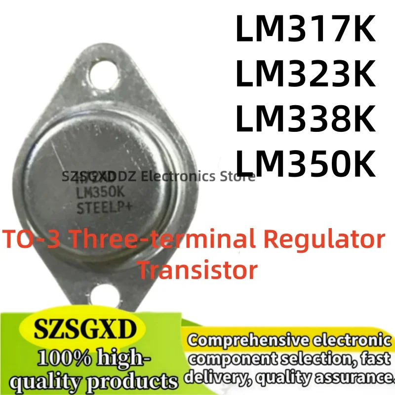 5-10piezas 317K 323K 338K 350K LM317K LM323K LM338K LM350K LM317 LM323 LM338 LM350 TO-3 Three-terminal Regulator Transistor