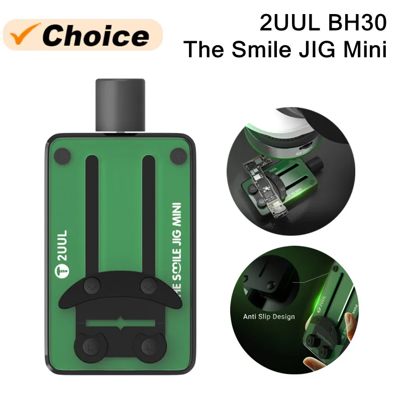 

2UUL BH30 Универсальное портативное приспособление для мобильного телефона, предназначенное для микроскопа, улыбка, стеклянный приспособление, мини-чип IC, зажим для пайки процессора