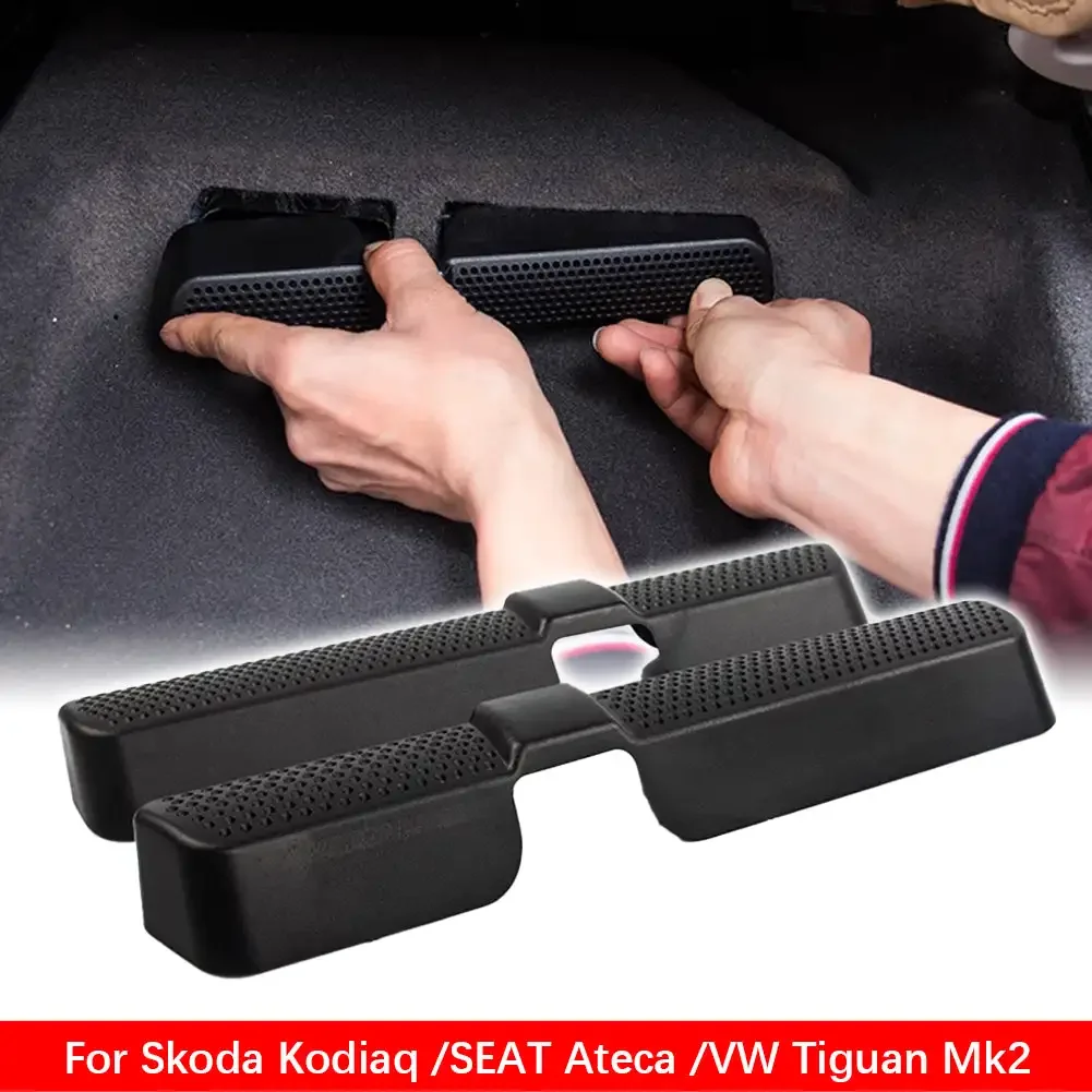 2pcs Car Air Vent Covers Air Conditioner Duct Outlet Exhaust Dustproof Seat Floor Mounting Auto Accessories for VW Touran Tiguan