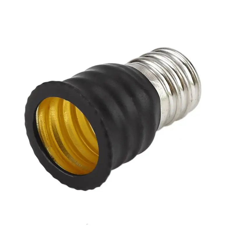 Portátil resistente ao calor Soquete Changer, Parafuso Bases Bulb, Luz LED, Lâmpada Adaptador, Suporte Bulb, Conversor, E12 a E14