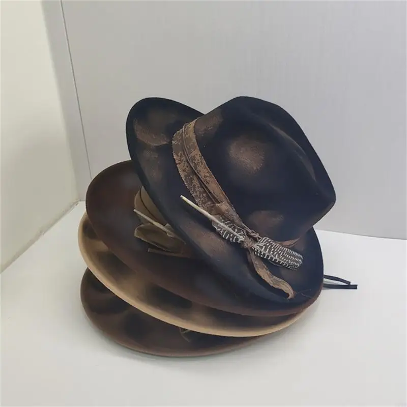 Classical Hat Distressed Paint Design Unisex Accessory Bucket Hat