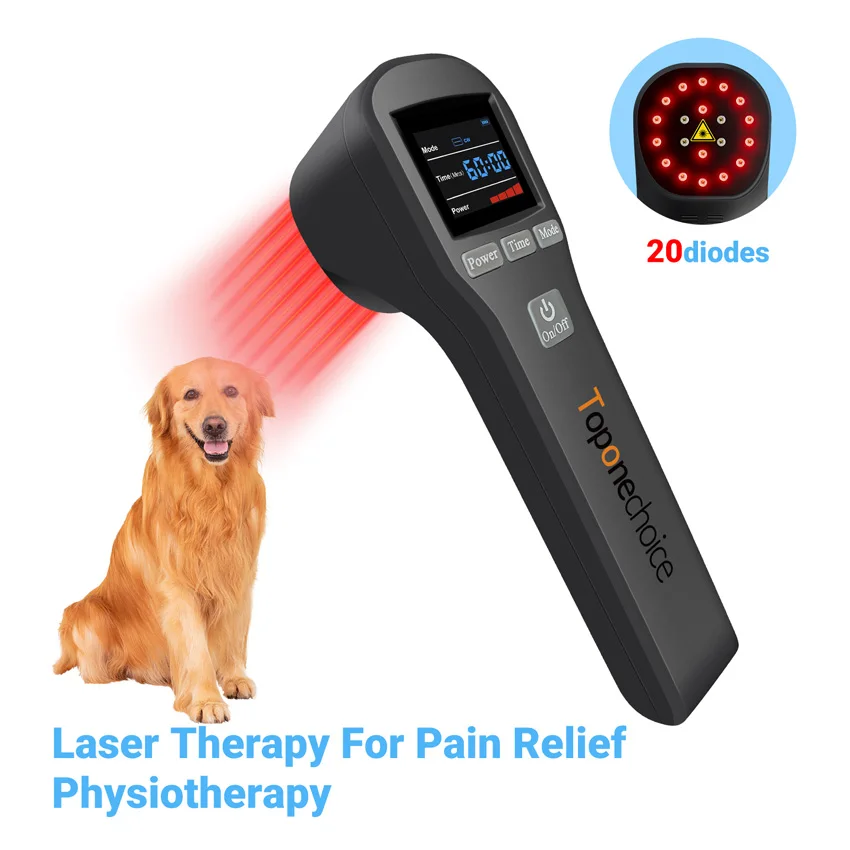 650nm+808nm Infrared Red Light Class 3B/4 Cold Laser Therapy Device For Relieve Neck Back Knee Waist Pain Physiotherapy 20Diodes