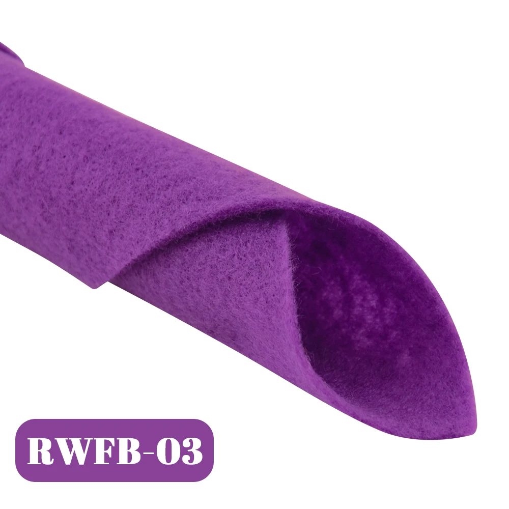 Superweicher Filzstoff 1,4mm Dick 30*30cm/20cm*90cm Vliesstoff für DIY Näharbeiten, Puppenzubehör Material Patchwork – Detail 8