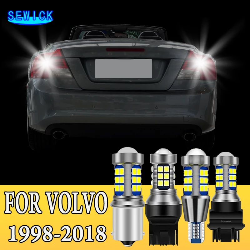 Reverse Light 2pcs LED Backup Bulb P21W 7506 BA15S Accessories For Volvo C70 S40 S70 S80 V40 V70 S60 XC70 XC90 V50 C30 XC60 V60