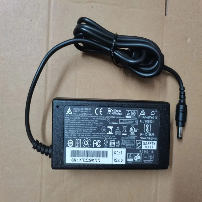 NEW OEM 65.0W Delta 12V 5.417A DPS-65VB REV:04 AC Adapter For Wacom Cintiq 21.5