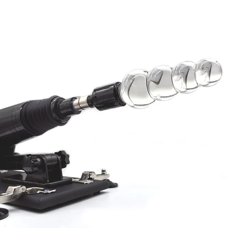 Glass Penis Anal penetration sex toys dildo Butt Plug adult toy sex machine with 3XLR Adapter Quick Air Connector Accessories - Image 6