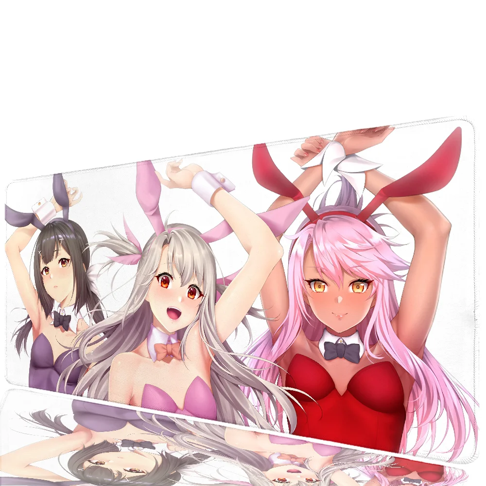 1pc Anime Illyasviel Von Einzbern tappetino per Mouse tappetino da scrivania con Pad accessori da gioco Prime Gaming XXL tappetino imbottito per tastiera