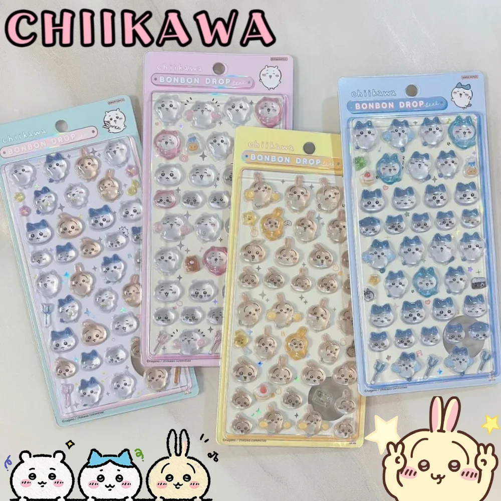 

3D Crystal Sticker Chikawa Usagi Phone Case Decoration Nail DIY Decorative Stickers for Girl Notebook Laptop Toys Waterproof