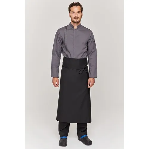 Pull Uniform Cook Black Waist Apron