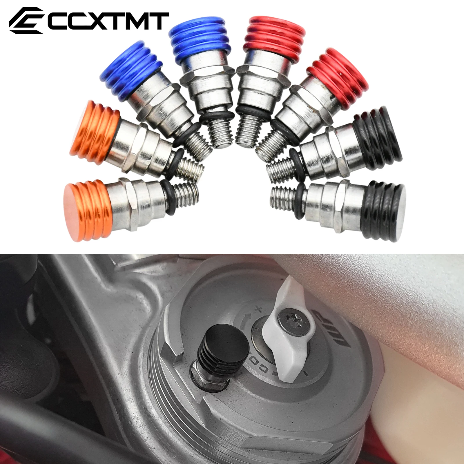 

For SX85 SX125 XC125 EXC125 M4x0.7 Fork Air Bleeder Valves For KTM 85-501 SX SXF XC XCF XCW XCFW EXC EXCF 2005-2017 2018 2019