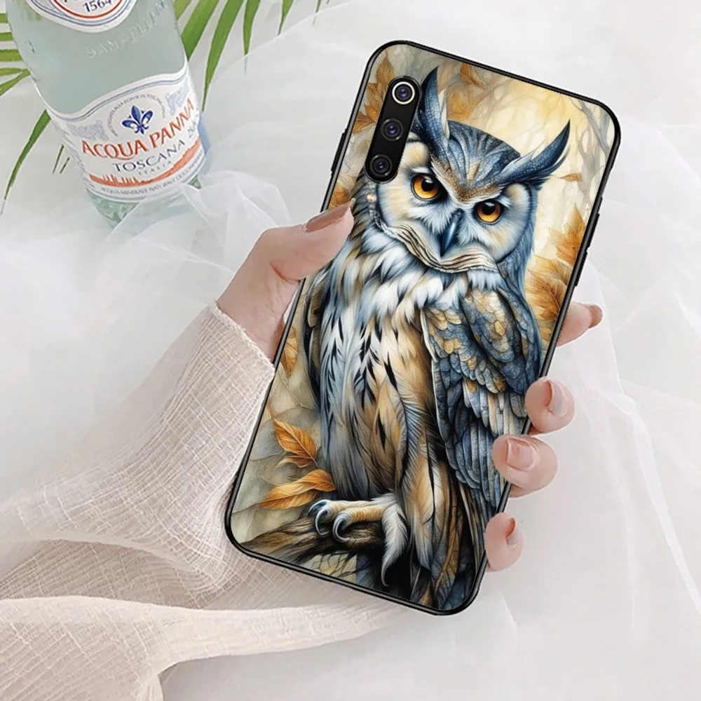 Yellow owl Phone Case For Xiaomi Mi 5X 8 9 10 11 12 lite pro 10T PocoX3pro PocoM3 Note 10 pro lite image 4