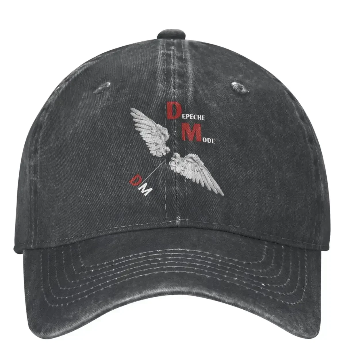 Unisex Modes Memento Mori Rock Band Baseball Caps Classic Distressed Washed Headwear Adjustable