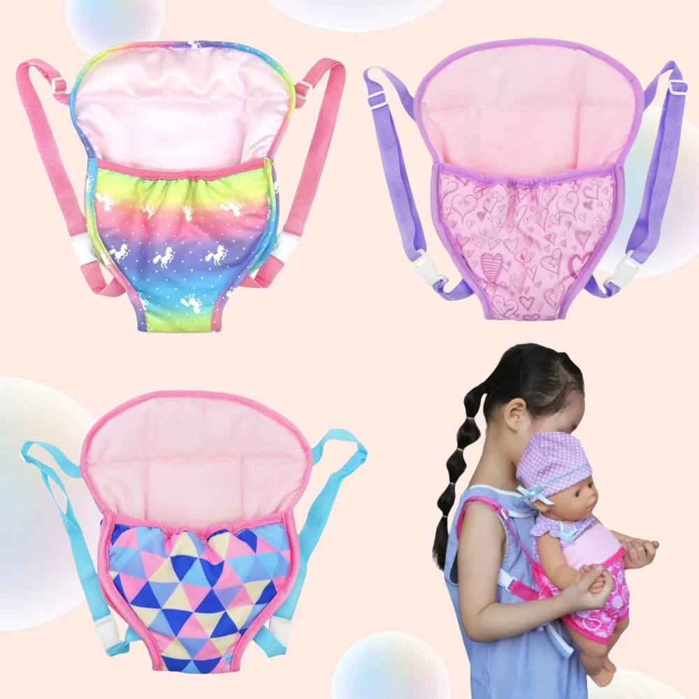 Sac de transport pour poupées, sangle de sac à dos 43cm 45cm, accessoires de vêtements pour nouveau-nés, sac pour enfants, cadeau d'anniversaire de noël