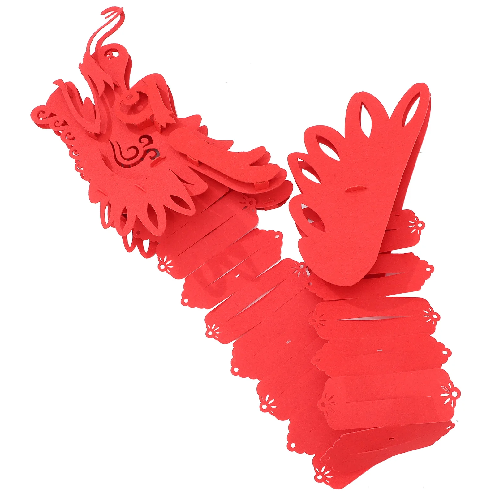 

Dragon Lantern Decor 1.7m Red Chinese Style Pendant Lunar New Year Ceiling Hanging Festive Supplies Spring Festival