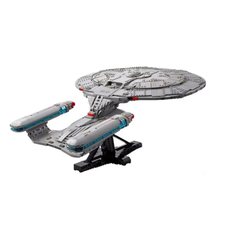 

Новый Star Trek: American Enterprise NCC-1701-D Строительные блоки Креативная модель Украшение Детская рождественская игрушка Подарочный набор