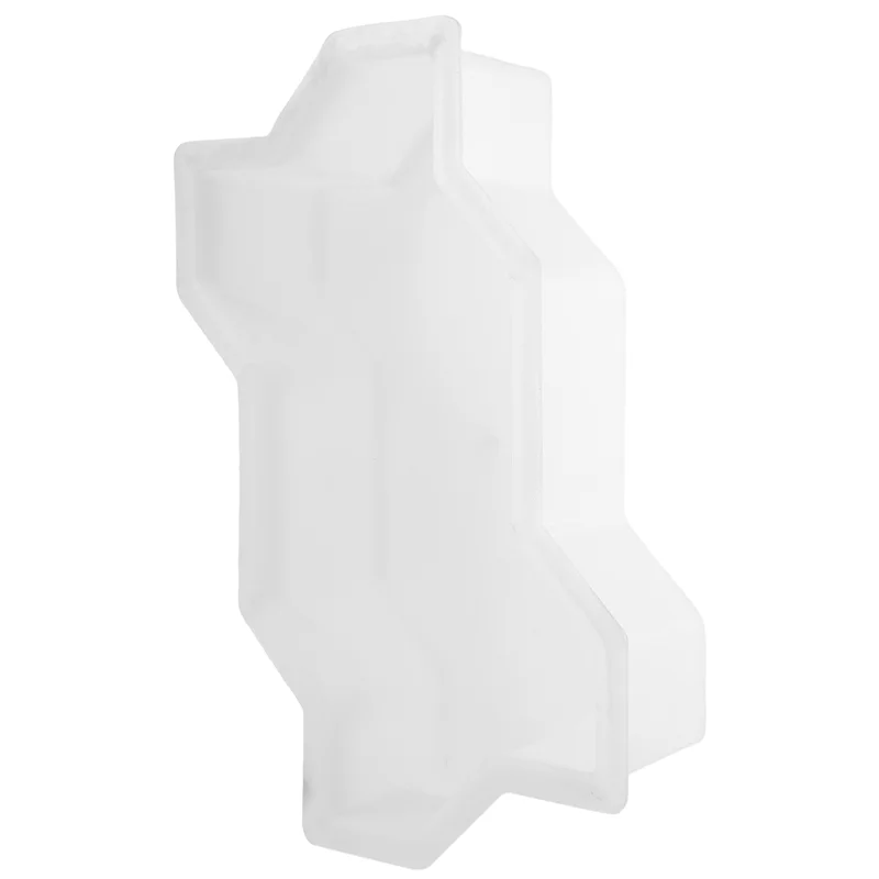 

A96I-Three Waveform Garden Path Plastic Concrete Paving Brick Mold Diy Walkway Cement Brick Mold