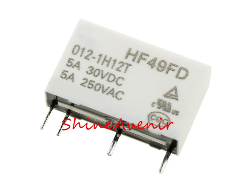 15pcs HF49FD-005-1H12  HF49FD-012-1H12  HF49FD-024-1H12  HF49FD-005-1H12T  HF49FD-012-1H12T  HF49FD-024-1H12T  Original relay