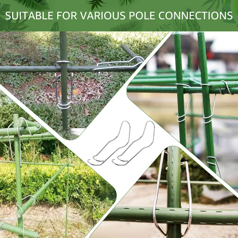 Plant Trellis Connecting Buckles - Pack van 50 Montagegereedschap voor