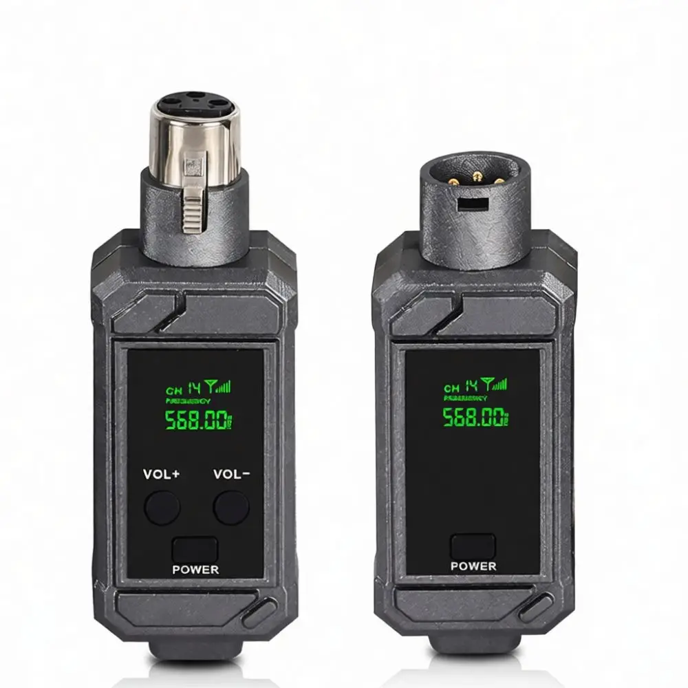 Digital Wireless Transmitter Receiver For Dynamic Mic Guitar Electric Wind Instrument Studio Live Stage Sound System