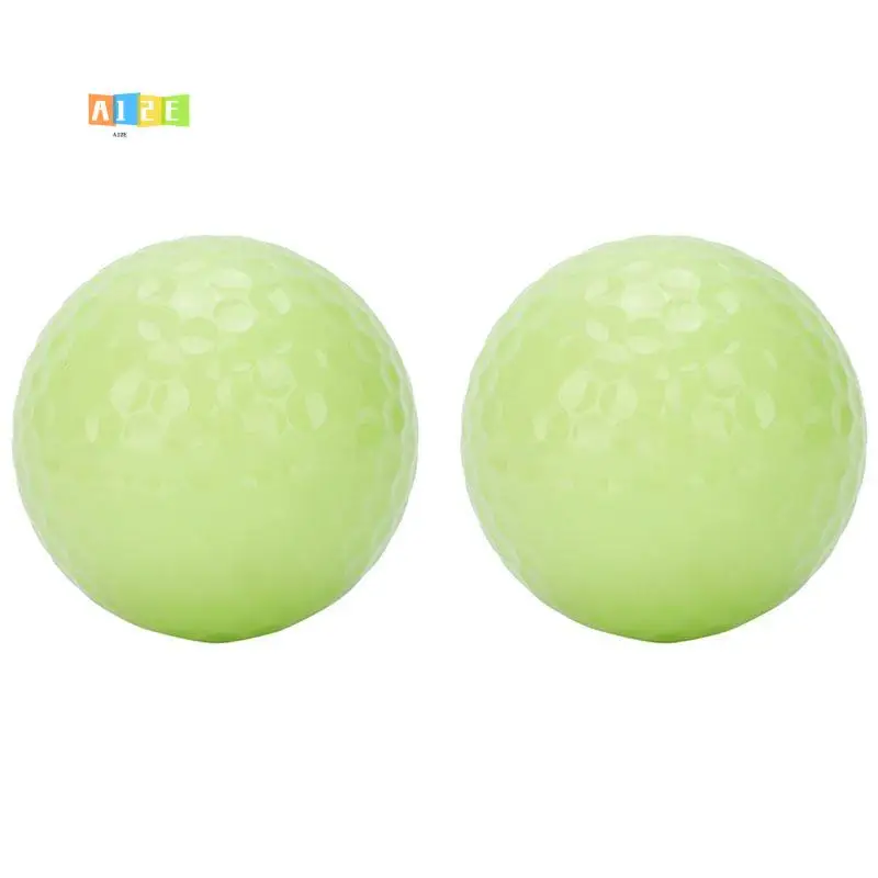 

A12E-2PCS Night Golf Balls,Ultra Bright Glow,The Dark Golf Ball Long Lasting Light Up Ball Only Requires UV Light